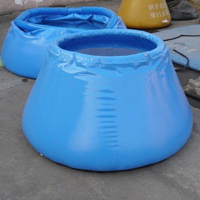 5500L ลักษณะกระเทียม PVC TPU กระถางเก็บน้ํา ถังน้ําพกพา ถังเก็บน้ํา