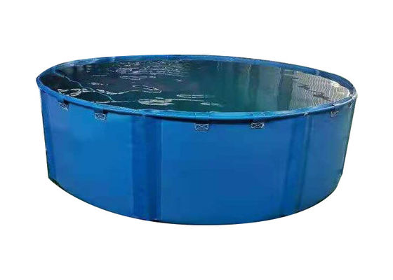 5000 ลิตร โฟกเซบัลเมทัลเฟรม PVC ผ้าใบ ถังปลา ถังปลาพับ