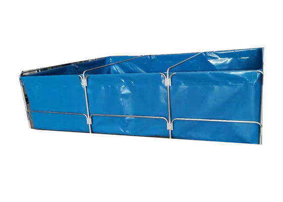 ภายนอกและภายใน 30000L PVC ผ้าใบถอดถังปลา