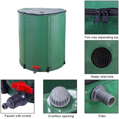 PEVA PVC 160L ถุงน้ําต้นไม้สําหรับเก็บน้ําฝน
