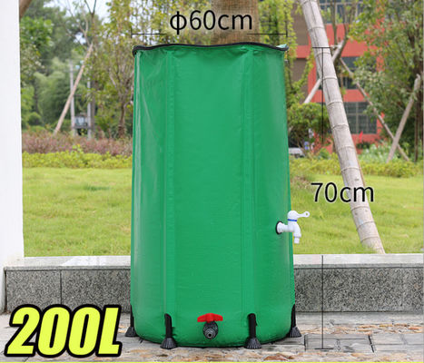 ถังเก็บน้ําฝน PVC 200L สําหรับเก็บน้ําฝนในสวน