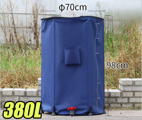 ถังเก็บน้ําฝน PVC กลม 380L รูปทรงกลม