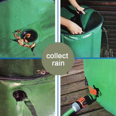 1000L SGS ถังเก็บน้ําฝนกลางแจ้ง PVC ผ้าใบพับ