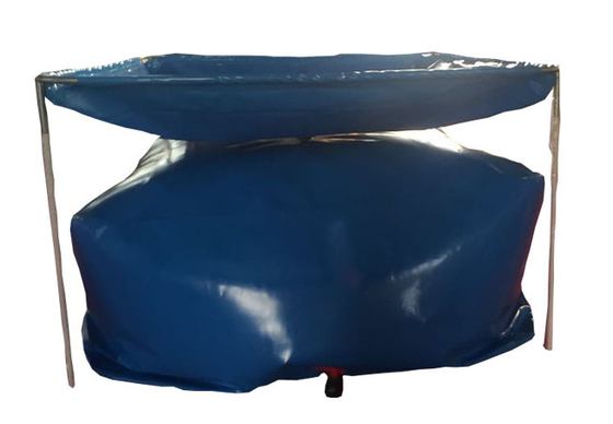 2500L ถังน้ํา PVC กระเบื้องลวด โครงเหล็กพับ