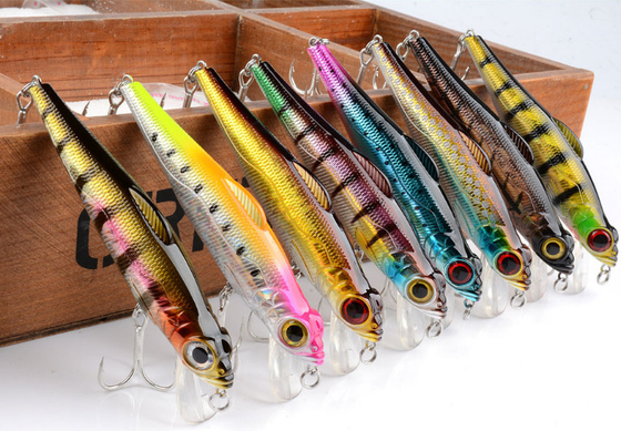 ABS กิ๊กต้าร์ตกปลา 2x ปลาสติก 17G/ 11.5cm