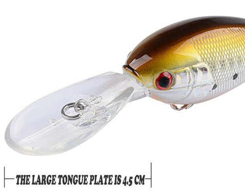 12.5G 10CM หินอ้วนซอลมอน bait 4 พลาสติกล่อสําหรับการประมงทะเลแรง