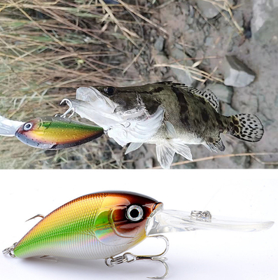 12.5G 10CM หินอ้วนซอลมอน bait 4 พลาสติกล่อสําหรับการประมงทะเลแรง