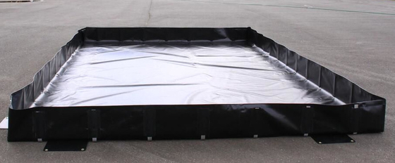 5Mx3M ถังน้ํามันกระจก 0.90 มม PVC ผ้าใบป้องกันการไหล