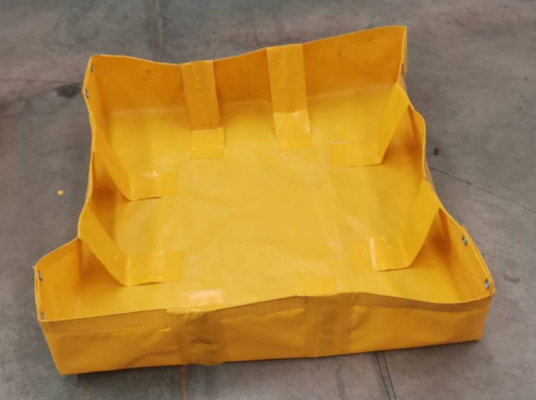 1Mx1M 0.90mm ถัง PVC ผ้าใบ ถังป้องกันการไหลน้ํามัน