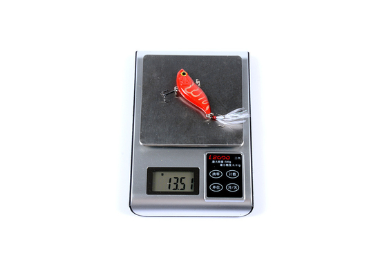 การโยนปลากระยะไกล กล่องล่อ พลาสติก 5.8 ซม. 13.5 กรัม สีดํา
