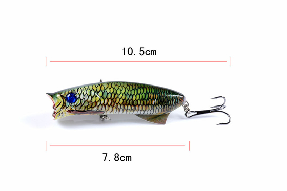 น้ําลอย กลิ่นล่อคลื่นปะทะ 7.8cm / 11.5g พื้นผิวน้ํา
