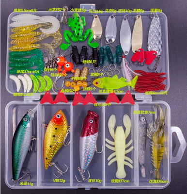 14 - 78 PCS ตกปลา ชุด ส้อน Jig โลหะกับดักซิลิโคนอ่อน