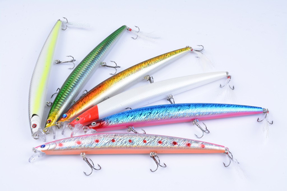 6 สี 18.50 ซม/22 กรัม 4 # hooks พีช, ครูเซียน, คัลเตอร์ อัลบอร์นัส ABS มินนอว์ ทะเล การประมง