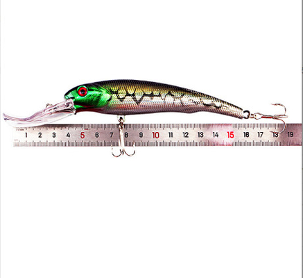 8 สี 16.50CM/29g 2# Hooks ขนาดใหญ่ Minnow ล่อ Perch,Crucian,Tilapia ปลาสติก