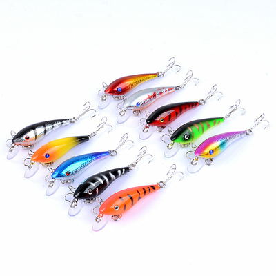 10 สี 5.7CM/4.4g 8# โฮก มูเล็ต,เปรช,ปลาแคทฟิช พลาสติกเอบีเอส