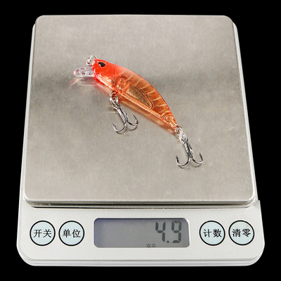 15 สี 6CM / 5G หมูปลาจมตก ปลาล่อ