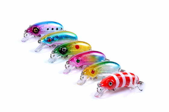 รุ่นใหม่ 6 สี 5.1CM/7.2G หมูปลาตกปลา