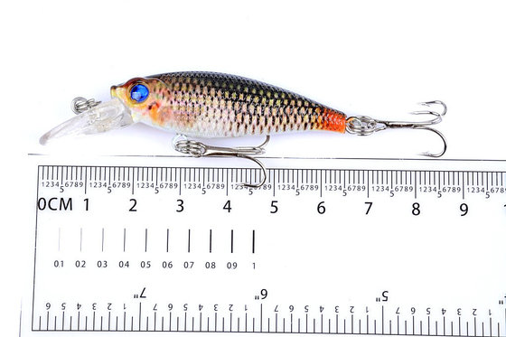 6 สี 6.5CM / 5G รุ่นใหม่ Mullet,Perch,Catfish ปลาพลาสติก แข็งแกร่ง