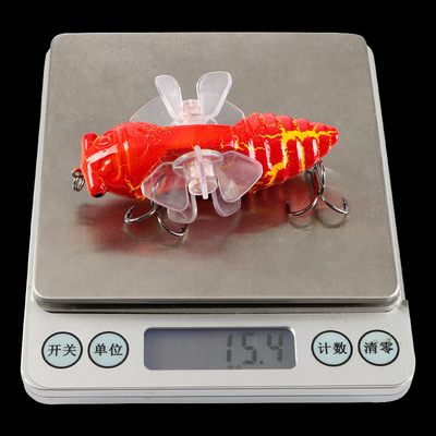 10 สี 7.5CM/15.5g Twin Propeller พลาสติก แข็งแกร่ง แมงดัก ถักยนต์ Rotary Tackle Popper ตกปลา
