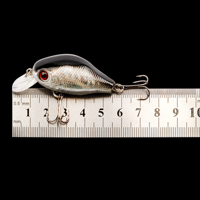 5 สี 6CM/7.8g ตา 3 มิติ พลาสติก แข็งแกร่ง ตกปลา ทรอลลิ่ง 0.50m-1.5m พลอย