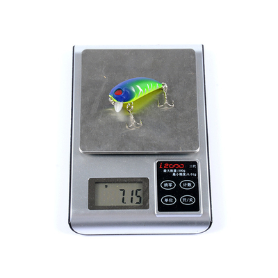 6 สี 5.1CM/7.2g 8#ตะขอ 3 มิติ ตา พลาสติก แข็งดึง 0.30m-0.9M พลอย