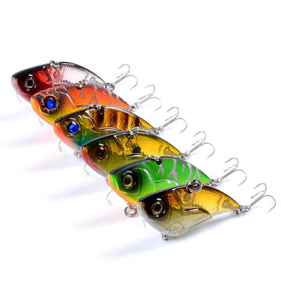 ภาพถ่าย VIB ตกปลา 6 สี 5.3CM/14.30g 10 # Hook