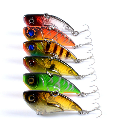 ภาพถ่าย VIB ตกปลา 6 สี 5.3CM/14.30g 10 # Hook