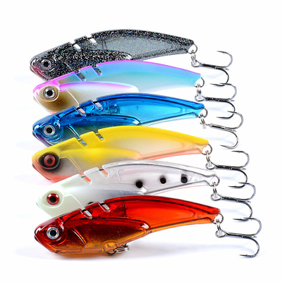 ภาพยาวกว่ามาก VIB ตกปลา 6 สี 6.90CM/19.30g 8# Hook