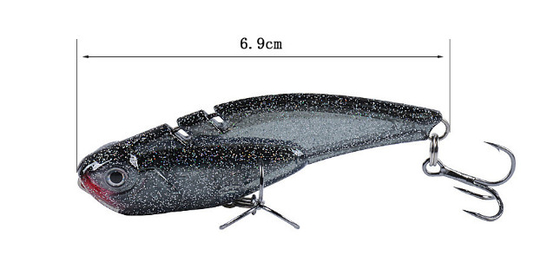 ภาพยาวกว่ามาก VIB ตกปลา 6 สี 6.90CM/19.30g 8# Hook