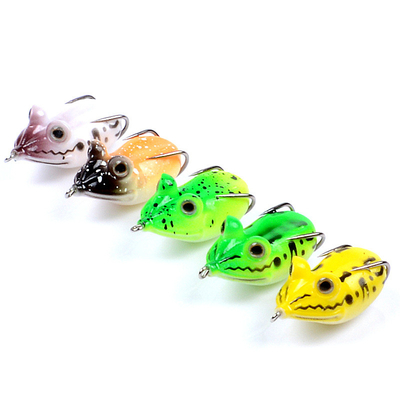 5 สี 5.40 ซม/11.60 กรัม แป้งอ่อน แป้งผักกะปิ หัวงู ปลา