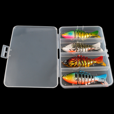 6 สี 10 ซม/16 กรัม ตา 3 มิติ ปลาสติก กล่องล่อ หมึกดําน้ํา