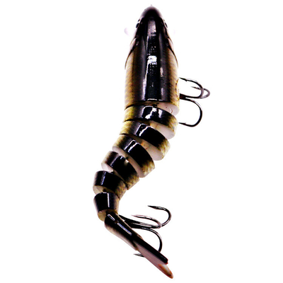 17 สี 17 ซม / 11 กรัม 6 # Hooks 3D ตา พลาสติก bait ครบชั้นการว่ายน้ํา Multi Jointed ตกปลา