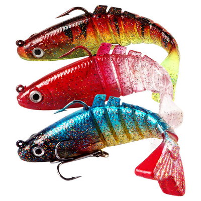3 สี 9CM / 17g 6# Hooks 3D Eyes พลาสติกเปลือกเปลือกเปลือกเปลือกเปลือกเปลือก