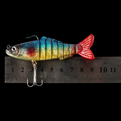 3 สี 9CM / 17g 6# Hooks 3D Eyes พลาสติกเปลือกเปลือกเปลือกเปลือกเปลือกเปลือก