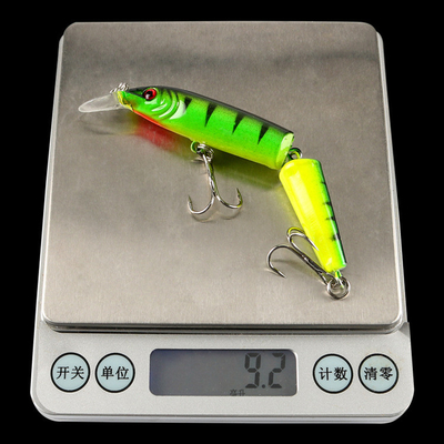 5 สี 11CM/9.20g 6#ตะขอ 3 มิติ ตา พลาสติก กล่องล่อ ครบชั้นว่ายน้ํา