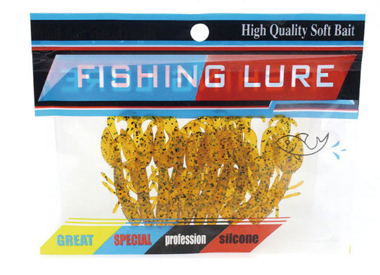 สตริสต์อ่อน Shrimp หนอน ตกปลา ตกปลา 6 สี 5.5CM 1.4g 10PCS / ถุง