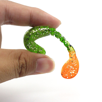 น้ํายา T Tail Monnow Lures PVC Bionic ตกปลา 16 สี 8CM 6g