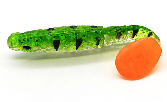 น้ํายา T Tail Monnow Lures PVC Bionic ตกปลา 16 สี 8CM 6g