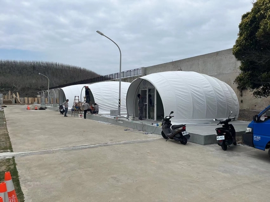 5mx7m Outdoor Camping Shell Tent โครงสร้างเหล็ก