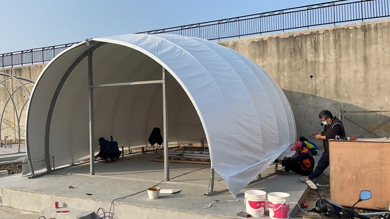 5mx7m Outdoor Camping Shell Tent โครงสร้างเหล็ก